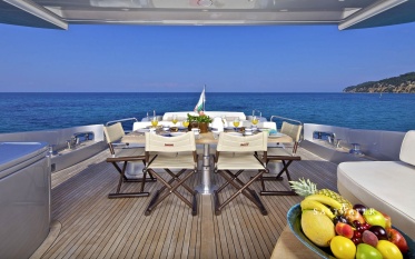 Thea Malta Luxury Motor Yacht for Charter in Greece and Mediterranean. Saltwater Yachts